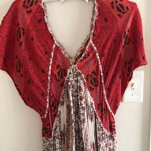 Free People V-Neck Dress